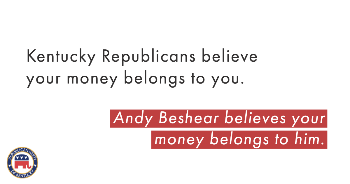 Republican Party of Kentucky issues statement on Governor Beshear’s veto of income tax cut