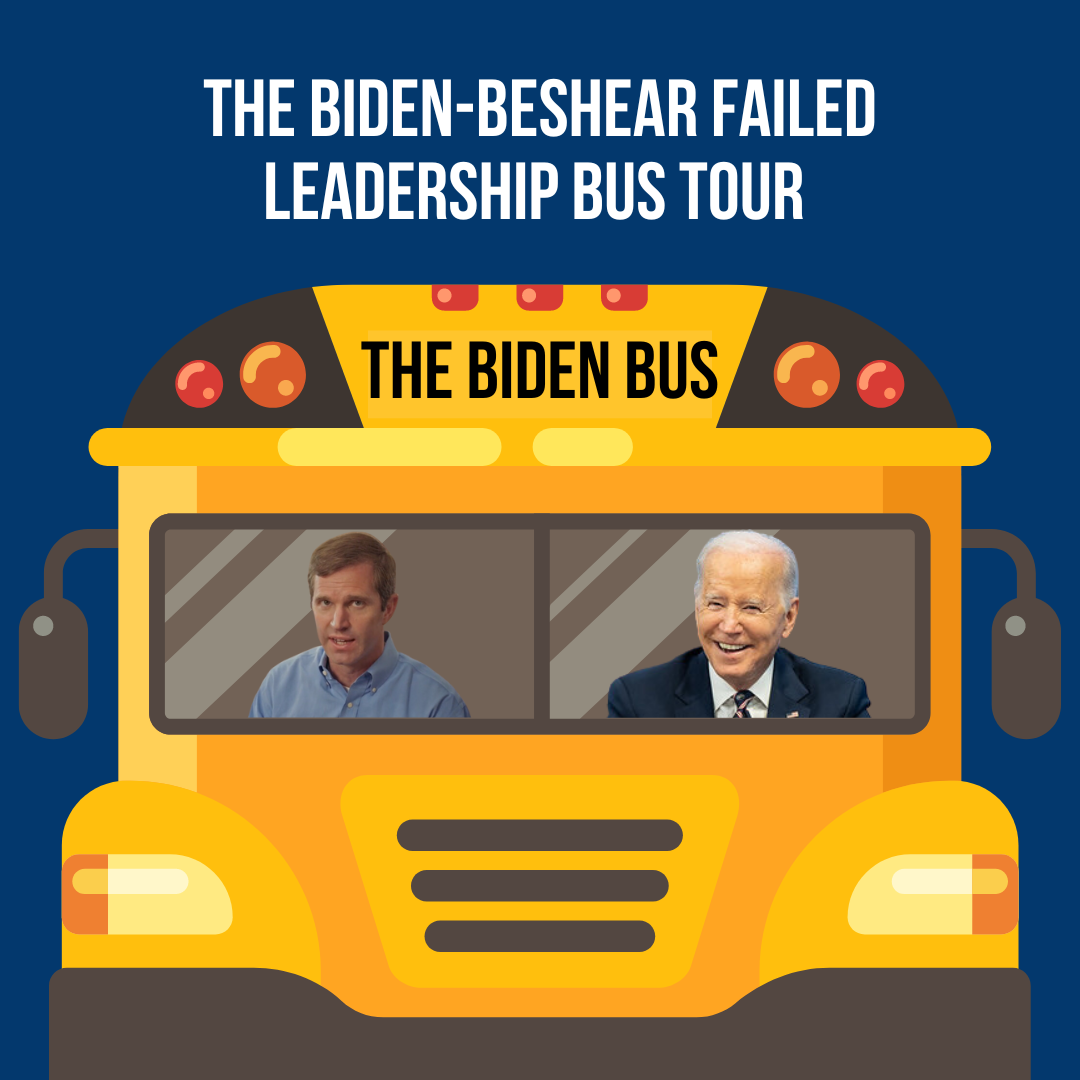 No Number of Bus Stops Will Make Up For The Failed Record of Joe Biden’s Man in Kentucky