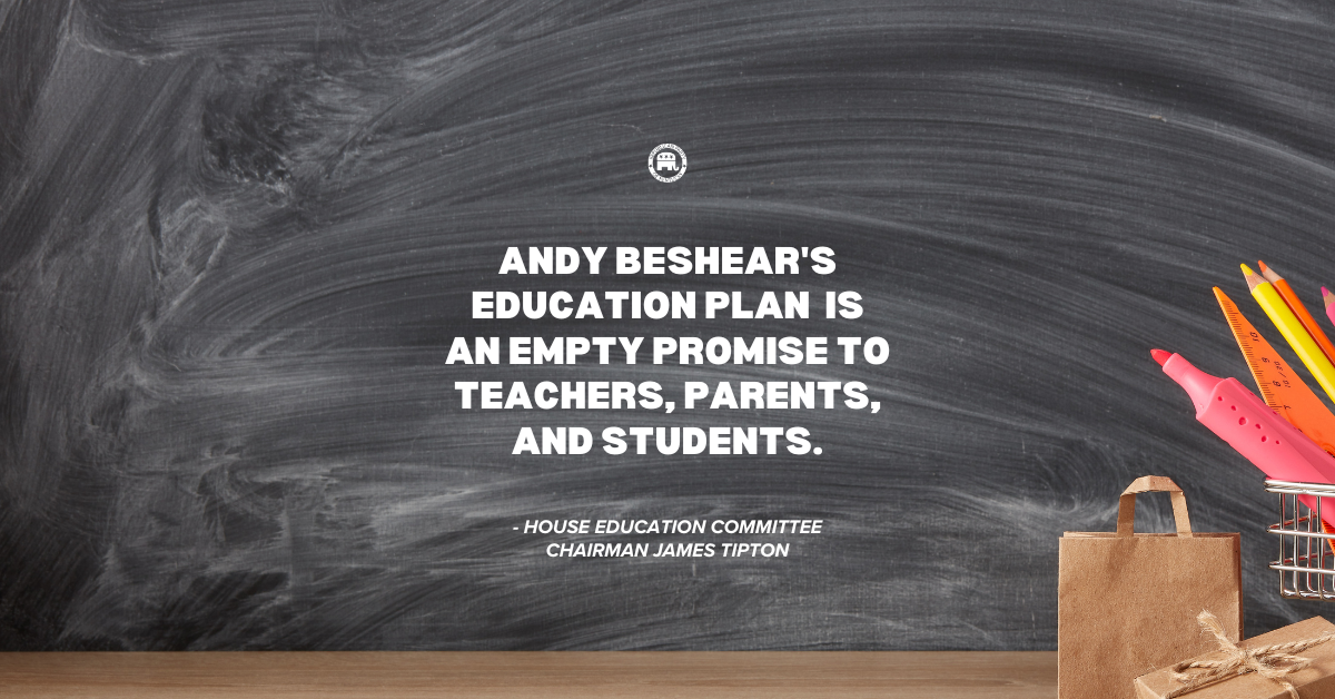 House Education Committee Chairman James Tipton: On Education, Andy Beshear Playing Catch-Up with Cameron